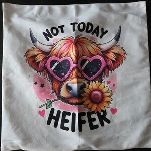 Highland Cow Pillow Cover